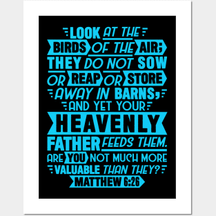 Matthew 6:26 Posters and Art